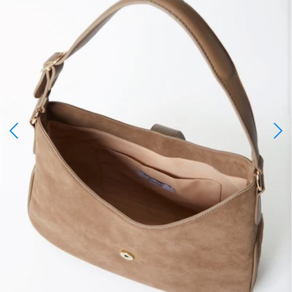 Shoe Dazzle Elegant Brown Shoulder Bag - Picture 5 of 6